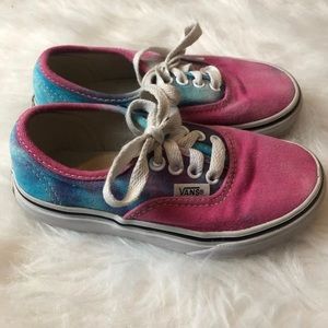 Toddler girl tie dye vans size 11